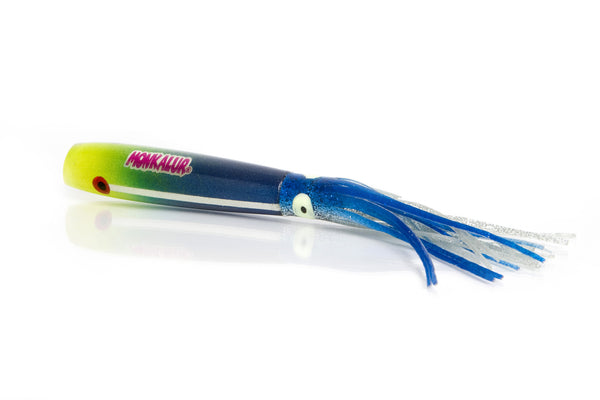 A true classic color combination, blue and yellow trolling lure - Monkalur