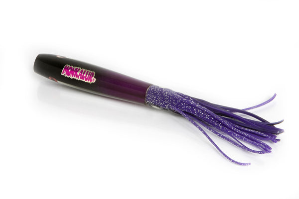 Wahoo Lure - Offshore Trolling, Black and Purple Monkalur